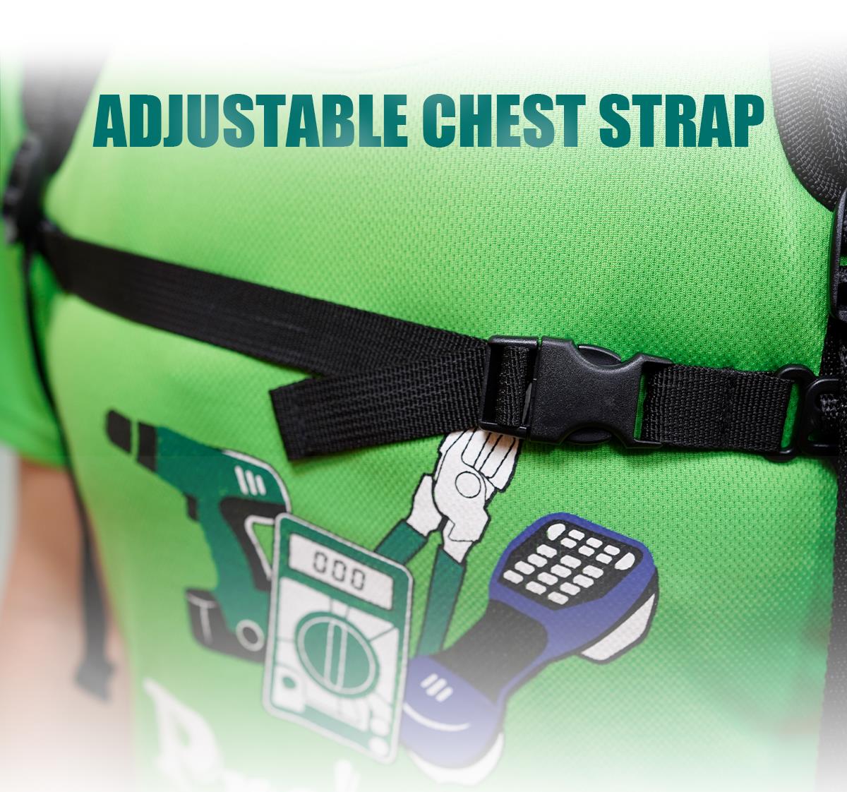 Многофункционална раница, ST-308, черна, 8 вътрешни джоба, PRO'S KIT