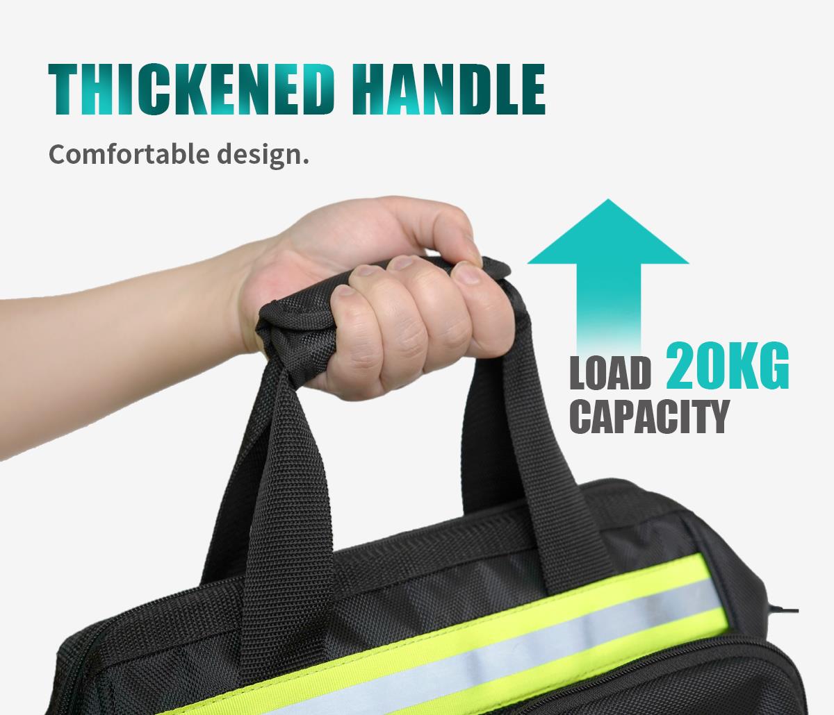 Многофункционална раница, ST-308, черна, 8 вътрешни джоба, PRO'S KIT