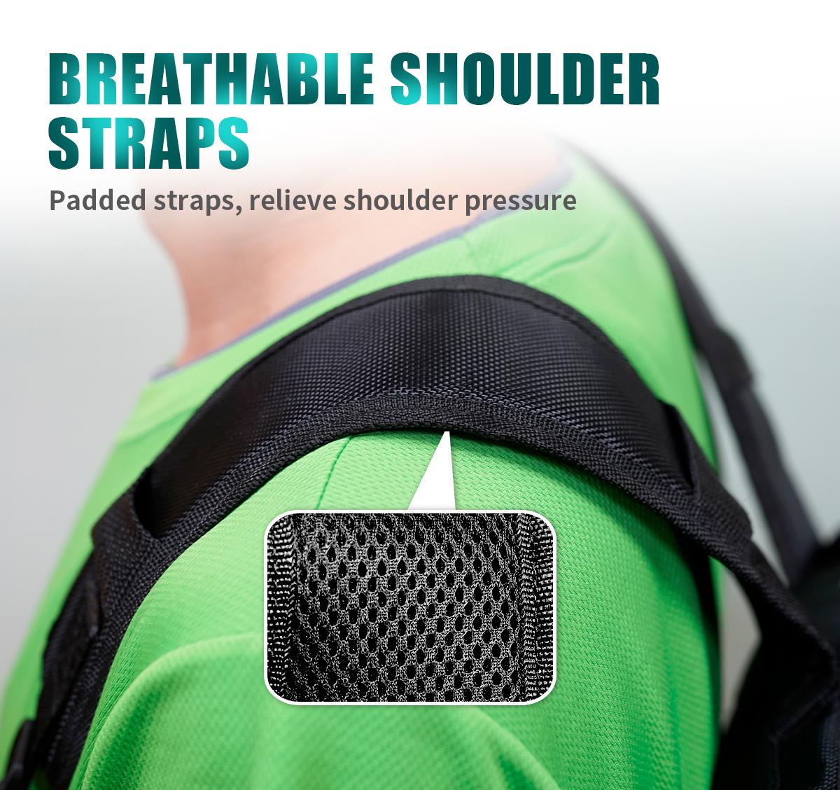 Многофункционална раница, ST-308, черна, 8 вътрешни джоба, PRO'S KIT