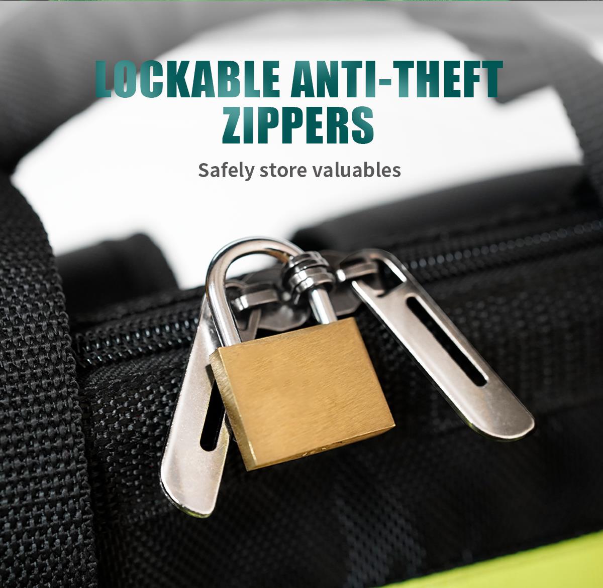 Многофункционална раница, ST-308, черна, 8 вътрешни джоба, PRO'S KIT