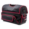 BASIC Softbag L shoulder bag, 24 pockets, with metal handle, black with red edge - 3