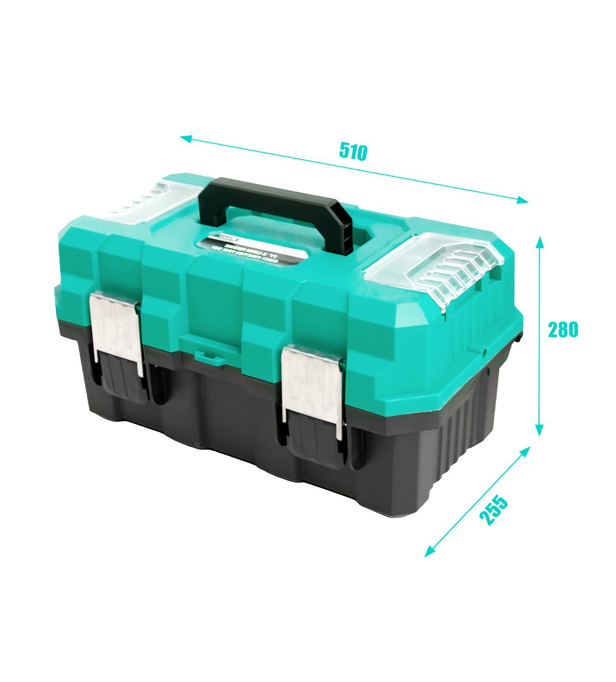 Куфар за инструменти, три нива, сгъваем, 255x280x510mm, полипропилен, SB-510, PRO'S KIT