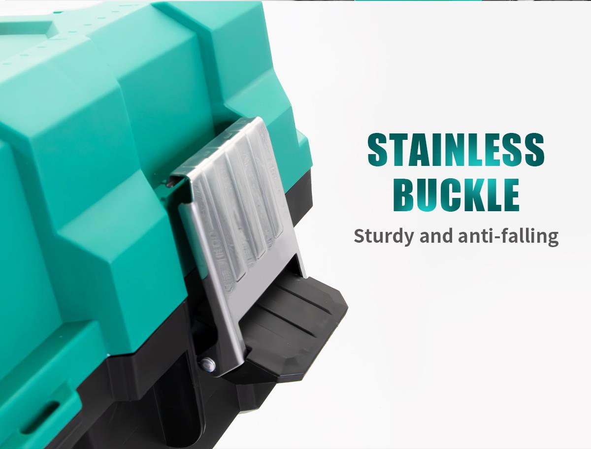 Куфар за инструменти, три нива, сгъваем, 255x280x510mm, полипропилен, SB-510, PRO'S KIT