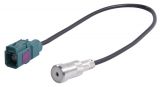 Cable adapter for FAKRA auto-antenna, female / female