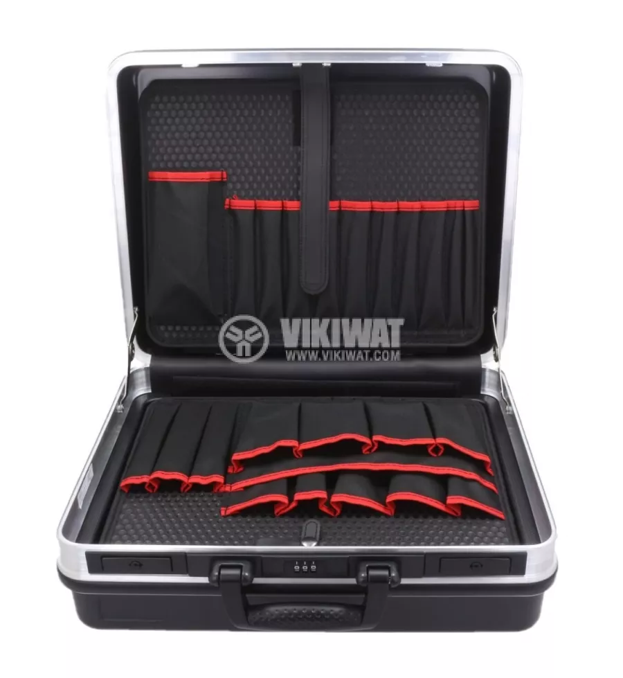 ツールボックス TRUSCO 片開きツールボックス つや消しブラック W405×D173×H175