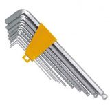 Hexagon socket wrenches set 9pcs. 1.5-10mm tempered steel