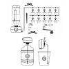 Комплект за автоматично напояване на 10 бр. саксии, до 15min, 7дни - 2
