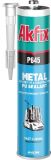 Polyurethane adhesive, car seal Akfix PU 645, 310ml, black