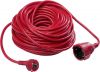 Main Power Extension Lead, 10m, 3x1.5mm2, IP20, non-waterproof, red, AS SCHWABE