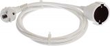 Main Power Extension Lead, 3m, 3x1.5mm2, IP20, non-waterproof, white, AS SCHWABE