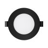 LED panel, recessed,BP01-60381,3W,220VAC,220lm, IP40,3in1 colors, black - 5