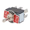 Toggle switch R13-28E-01, 20A/12VDC, DP3T, ON-OFF-ON - 1