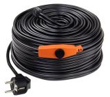 Heating cable with built-in thermostat, 16W/1m, 230VAC, 12m