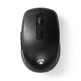 Wireless mouse with 6 buttons MSWS110BK, black, 800/1200/1600dpi, NEDIS
