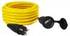 Extension cord 10m 3x1.5mm2 IP44 waterproof yellow COMMEL