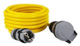 Extension cord, 10m, 3x2.5mm2, IP54, waterproof, yellow, COMMEL