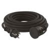 Extension cord, 10m, black, Ip44 - 3