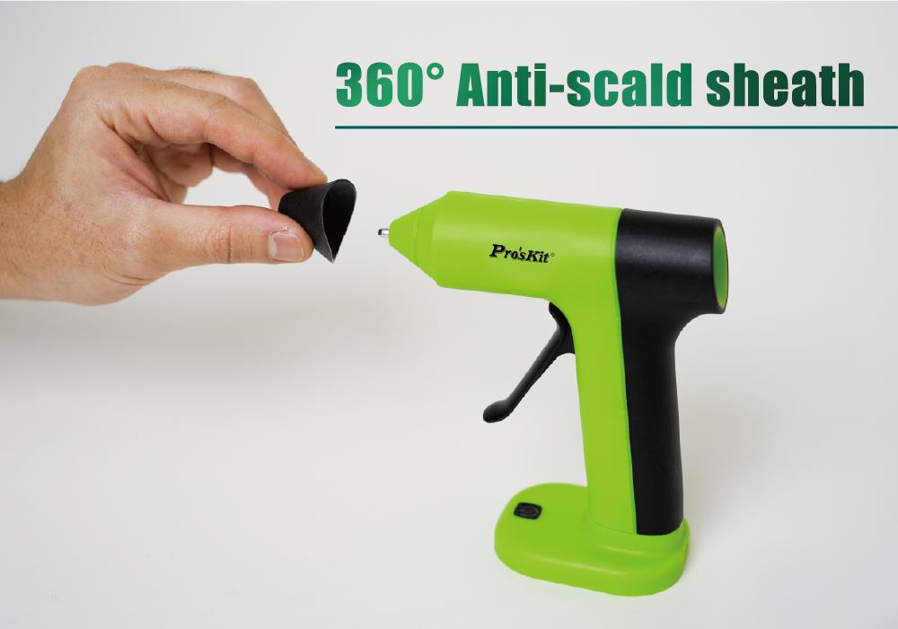 Hot glue gun hot glue gun, 15W, battery, USB-C, GK-366U, PRO'S KIT