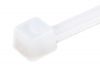 Cable tie BMB1025 100mm white package of 100 pieces