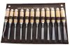 Set of carving chisels for wood 12 pcs - 2