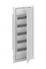 Flush distribution board UK600, 5x14 modules, white, ABB, metal door