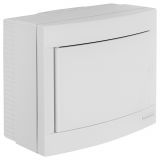 Distribution box, BQDT2081, 8 modules, PANASONIC, for surface mounting, white