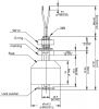 Fluid level sensor LS01-1B66-PA-500W, 200VAC/VDC, NC, non-adjustable, polyamide - 2