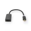 Adapter USB type C/M - HDMI/F, 4K, 0.2m, black, CCBW64652AT02, Nedis - 2