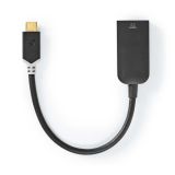 Adapter USB type C/M - HDMI/F, 4K, 0.2m, black, CCBW64652AT02, Nedis