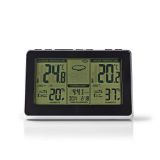 Weather station WEST400BK, indoor and outdoor temperature, humidity, -30~60°C, display