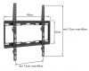 TV Wall Mount Stand 26"~55" fixed - 2