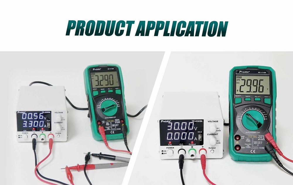 DC захранващ блок, линеен, 0-5A, 0-30V, 150W, 1 канал, TE-6305NB, PRO'S KIT