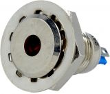 Индикаторна лампа LED, GQ12F-D/R/24, 24VDC, червен, IP67