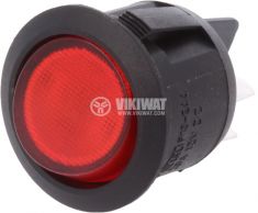 Rocker switch 2-position R13-244B-02-BR hole size 20.2mm - VIKIWAT