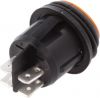 Rocker switch, 2-position, OFF-ON, 20A/12VDC, hole size 20.2mm, IP65
 - 2
