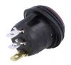Switch, 2-position, OFF-(ON), 10A/28VDC, hole size 20.2mm, IP65
 - 2