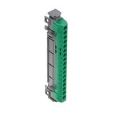Connection terminal, 4835, 80A, 400V, 1x25mm2, 16x16mm2, green, earthing