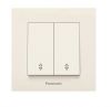 Two-way Switch, 10A, 250VAC, for built-in,cream, WKTC0011-2BG