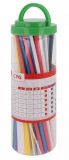 Box with heat shrink tube, 200mm, 1~9mm, 2:1, multicolor