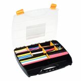 Box with heat shrink tube, 50/100/150/200mm, 1.2~25.4mm, 2:1, multicolor