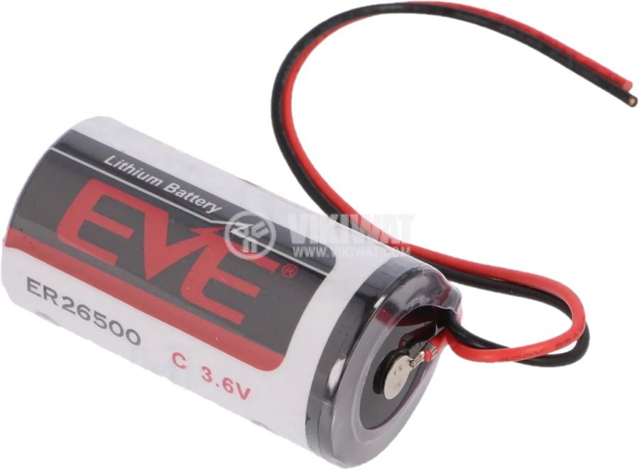 Lithium battery EVE-ER26500 FL 26x50mm C 3.6VDC 8500mAh