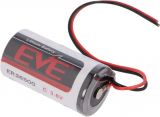 Lithium battery, EVE-ER26500 FL, 26x50mm, C, 3.6VDC, 8500mAh