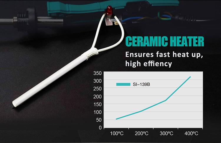 Поялник, нагревателен, SI-139B, регулируем, 230VAC, 15/30W, конусна човка, PRO'S KIT