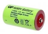 Rechargeable battery 1.2VDC, 11000mAh, D, Ni-Mh, GP Batteries