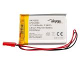 Акумулаторна батерия 3.7V, 1050mAh, Li-Po, с проводници и букса, AKY0392, AKYGA BATTERY
