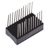 Socket for IC 24-pin plastic black - 2 - Vikiwat Socket for IC 24-pin plastic black - 2