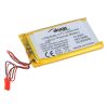 Rechargeable battery 3.7V, 4000mAh, Li-Po, with wires and socket, AKY0580, AKYGA BATTERY