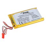 Rechargeable battery 3.7V, 4000mAh, Li-Po, with wires and socket, AKY0580, AKYGA BATTERY