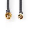 Antenna cable, SMA/m-SMA/f, 15m, black, PVC, CSGP02400BK150, NEDIS - 2