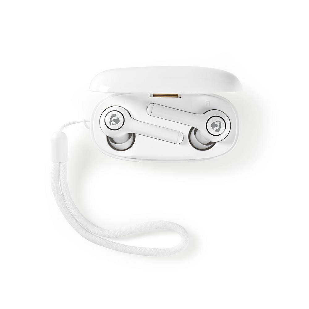 Безжични слушалки HPBT5055WT, Bluetooth 5.0, вграден микрофон, бели
